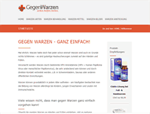 Tablet Screenshot of gegen-warzen.de